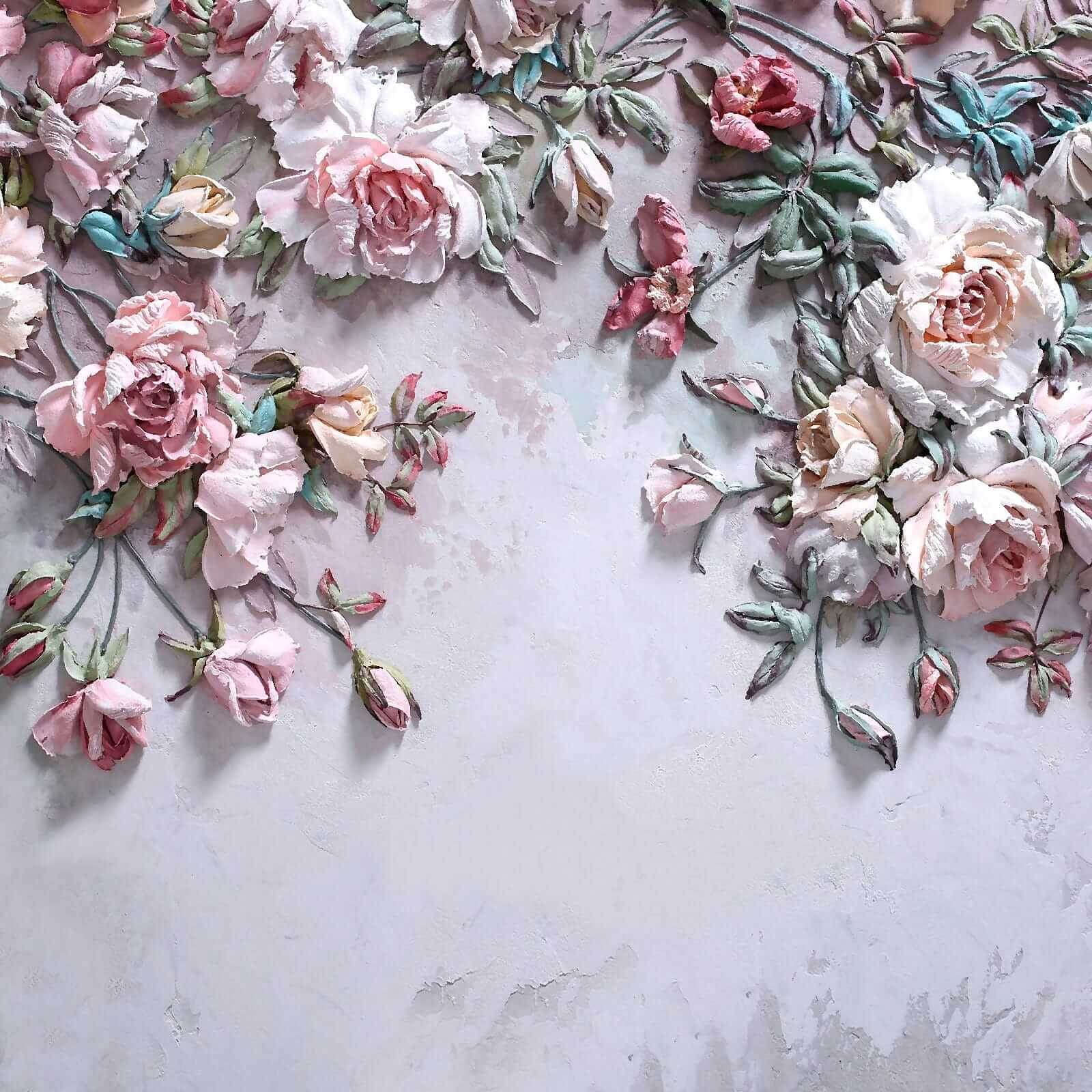 Delicate blooms on a soft canvas Delicate blooms on a soft canvas