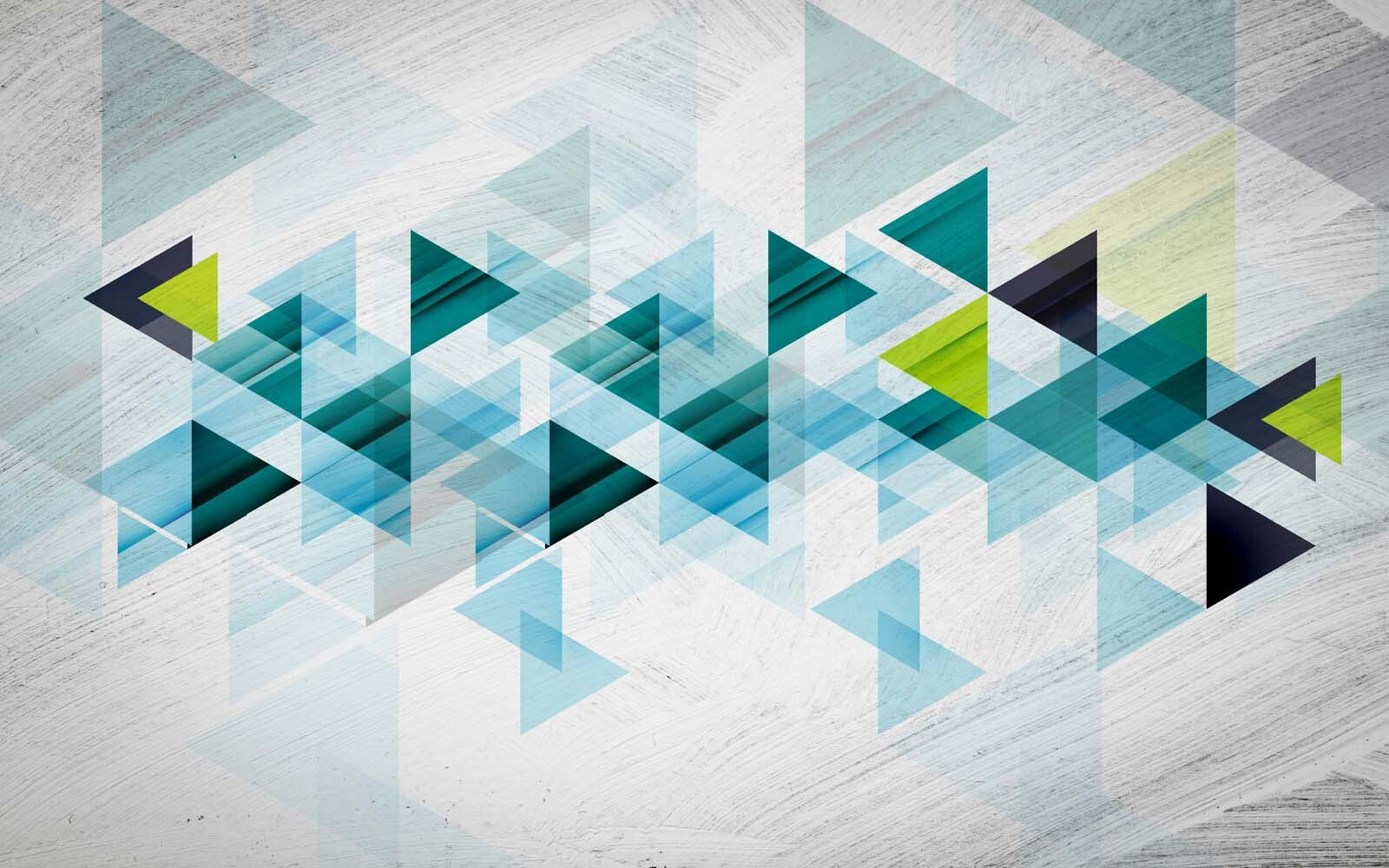 Blue and green triangles Blue and green triangles