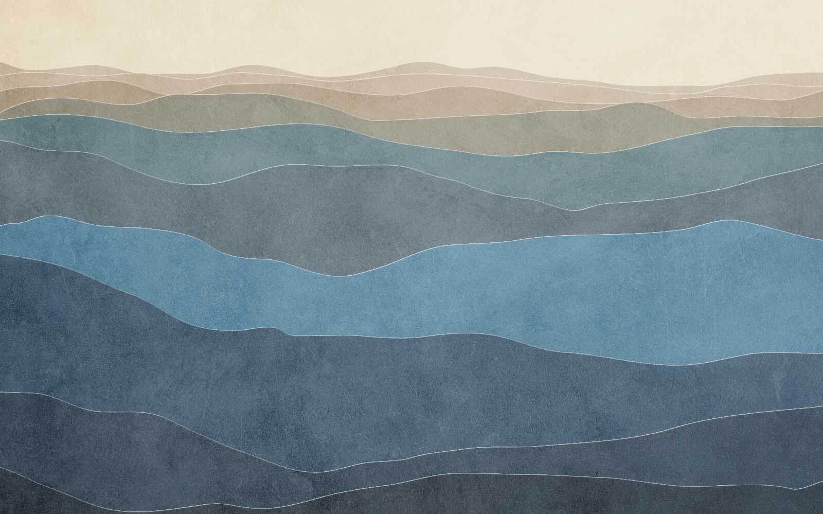 u41516p - Пейзаж пагорбів з лініями - tegory