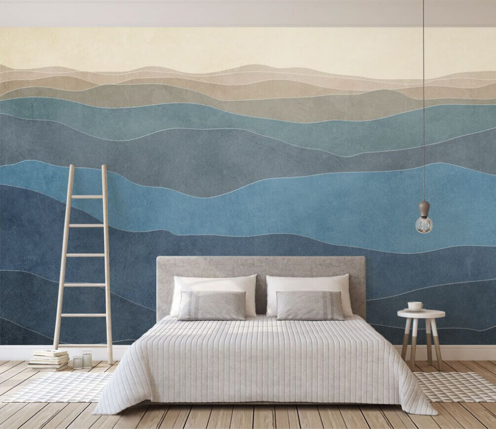 u41516pib1m - Пейзаж пагорбів з лініями - tegory