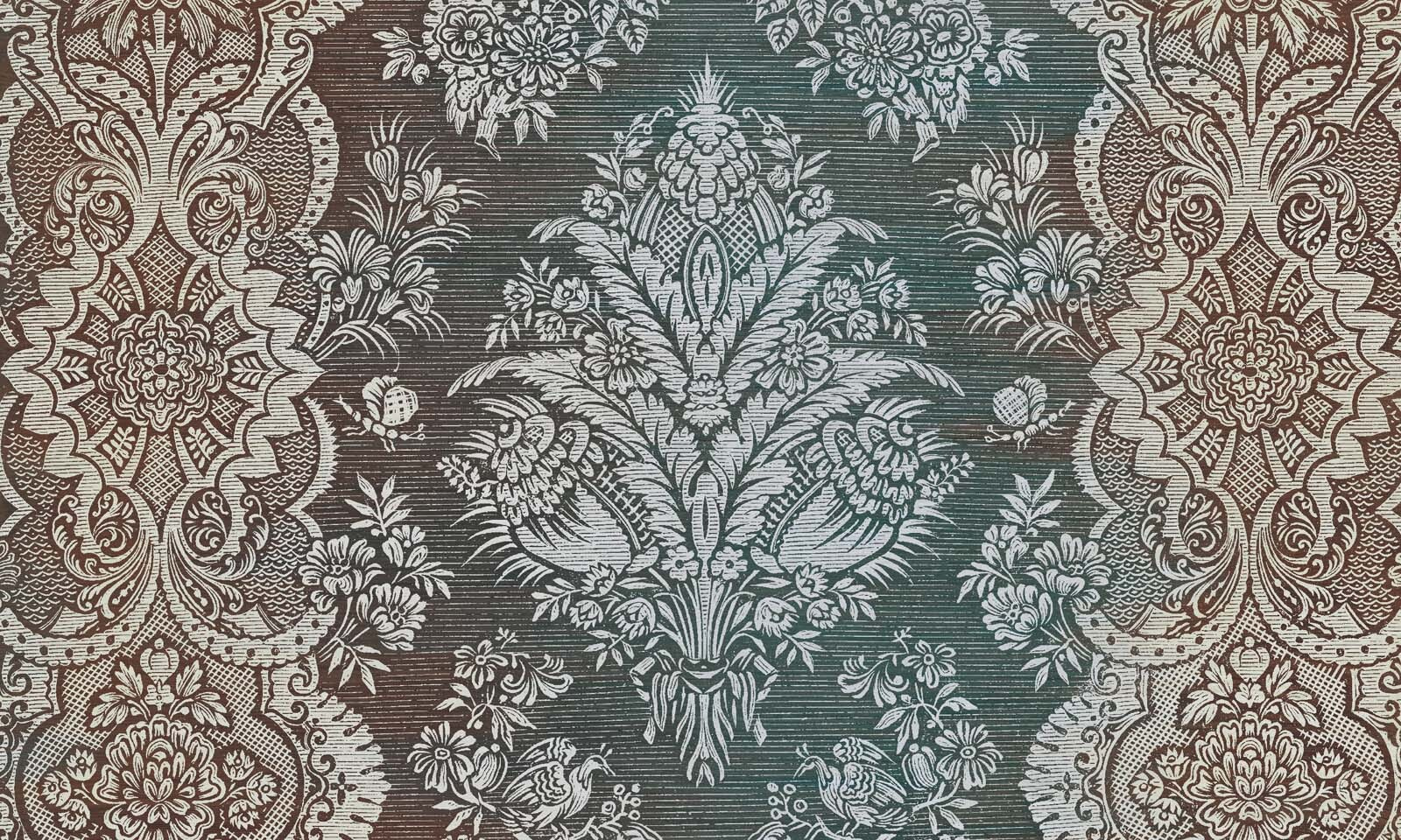 u43354p - Складний квітковий вінтажний візерунок - tegory