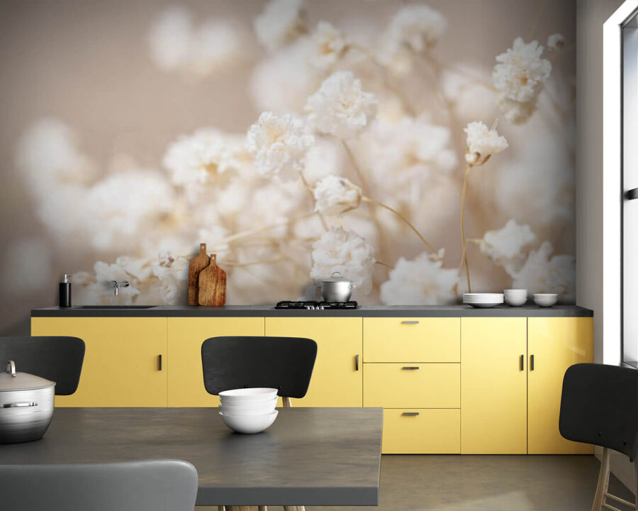 Wall murals Delicate blooms in soft focus