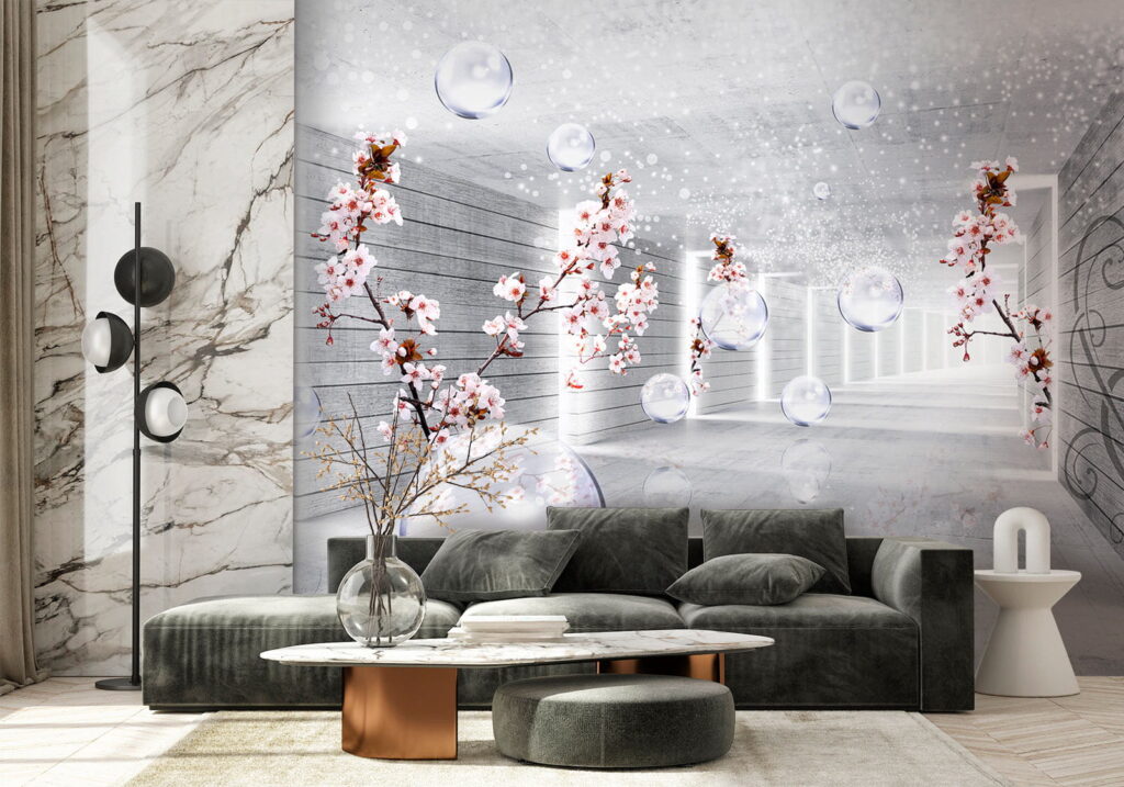 Біла кімната з квітами та бульбашками u52629pig1 1024x717 - Біла кімната з квітами та бульбашками - tegory