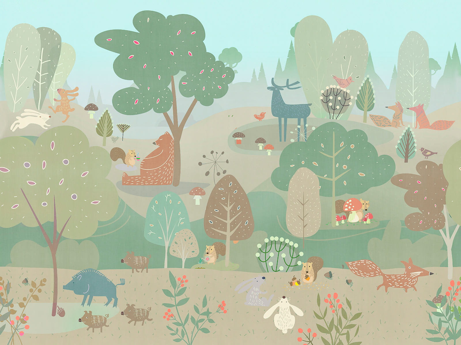 Мультфільм про тварин у лісі u60020p - Мультфільм про тварин у лісі - tegory