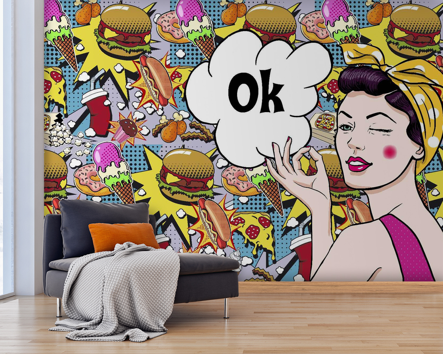 u60254pig25m - Жінка тримає міхур з їжею - tegory