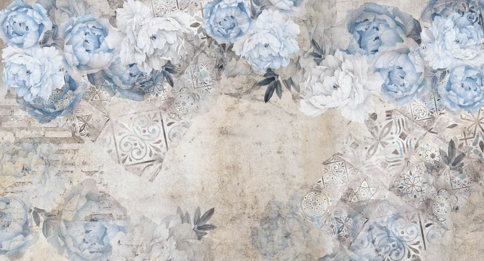 Delicate blooms on a textured background