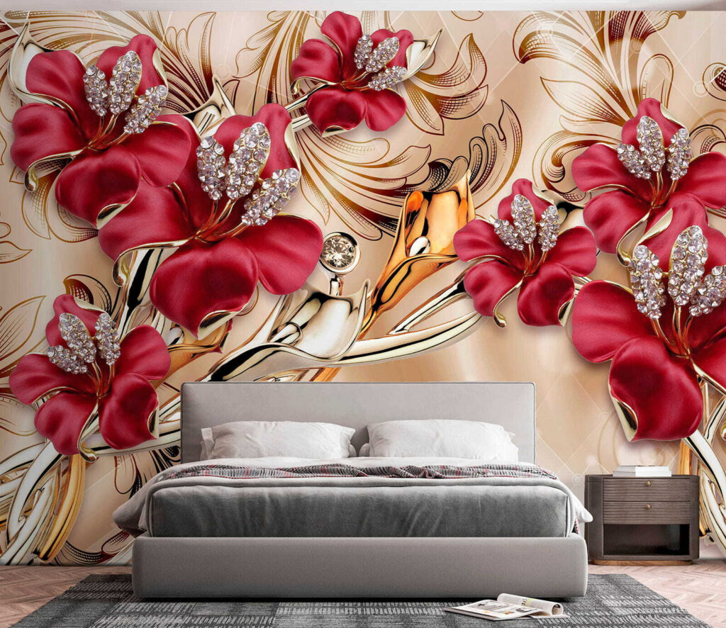 Elegant floral design with intricate details