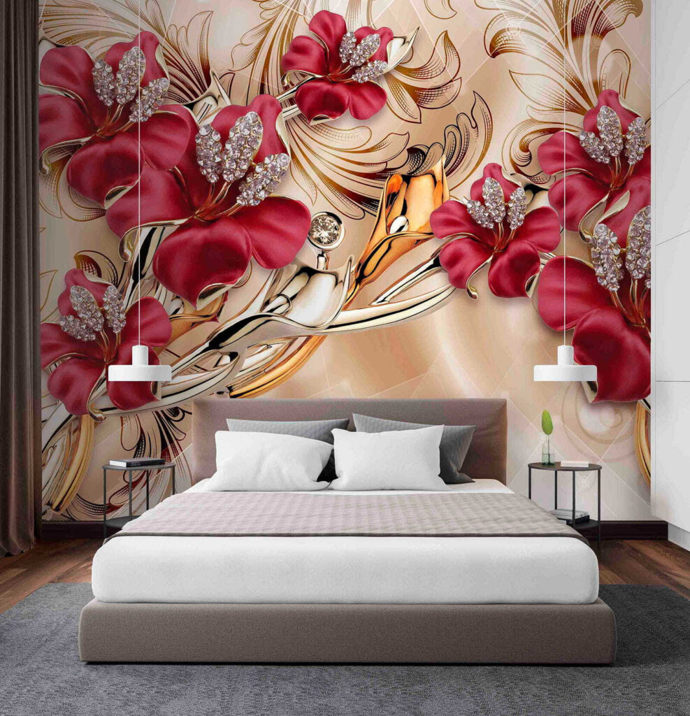 Elegant floral design with intricate details