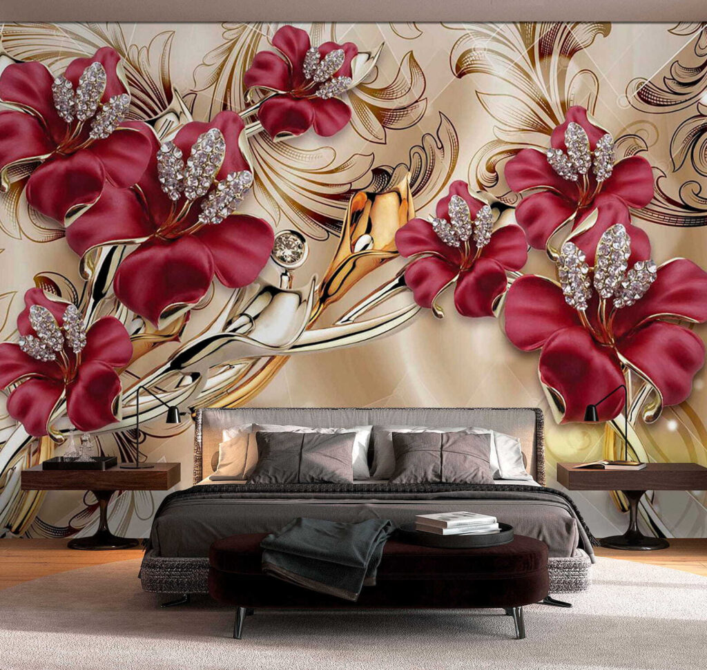 Elegant floral design with intricate details
