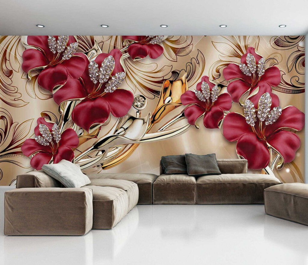 Elegant floral design with intricate details