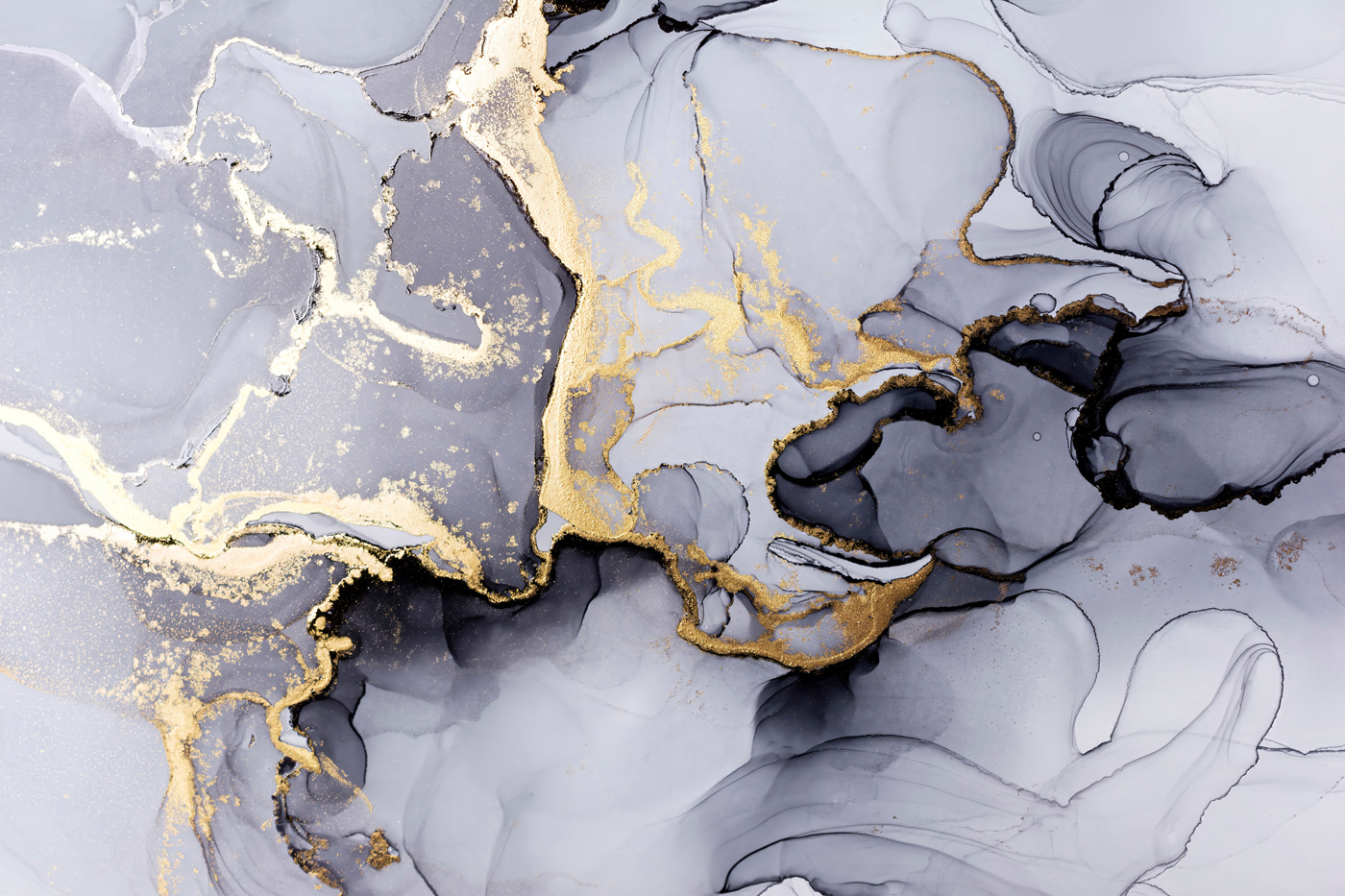 Abstract flowing patterns in muted hues