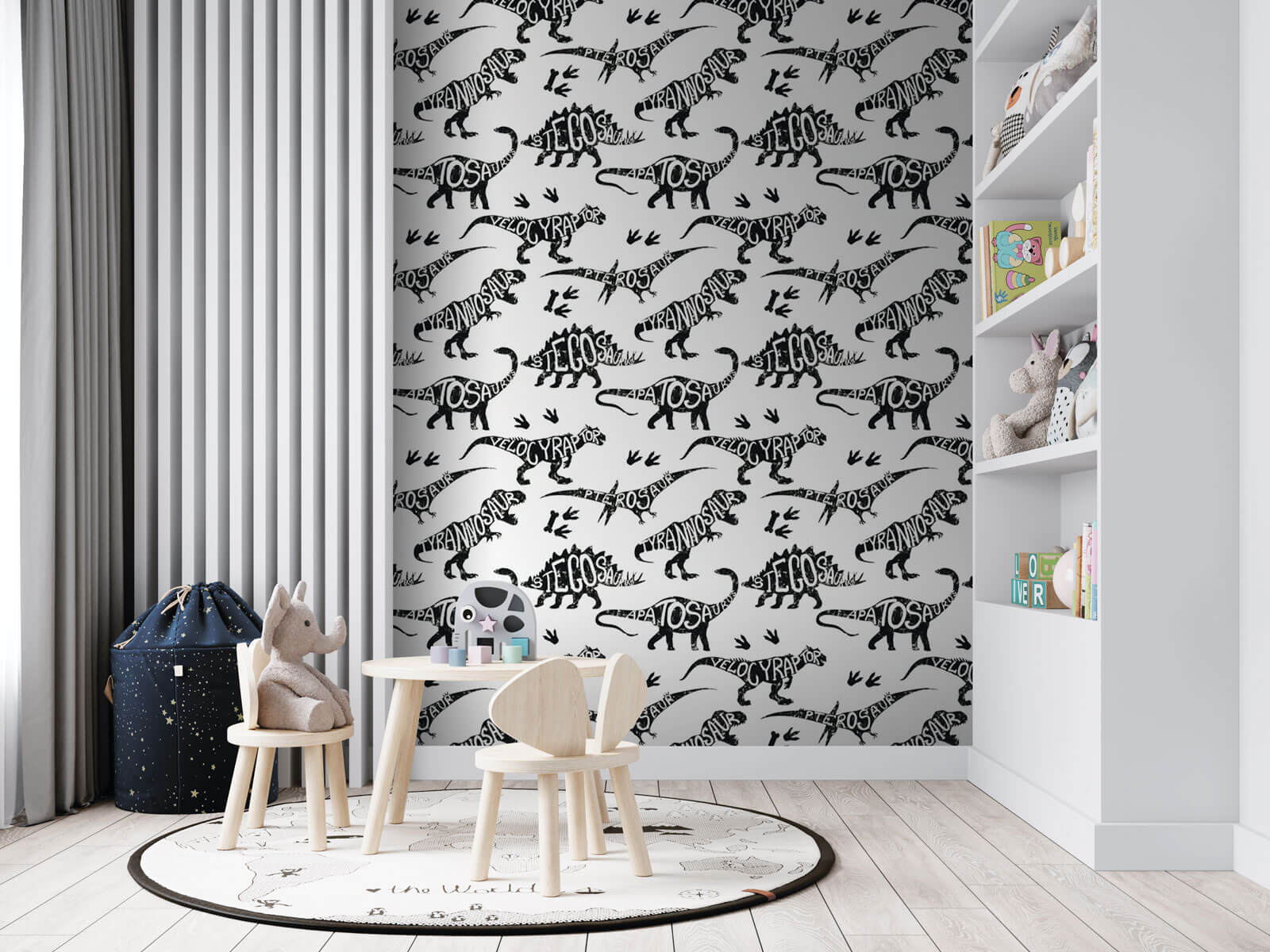 u73523pir1m - Візерунок динозаврів зі словами - tegory