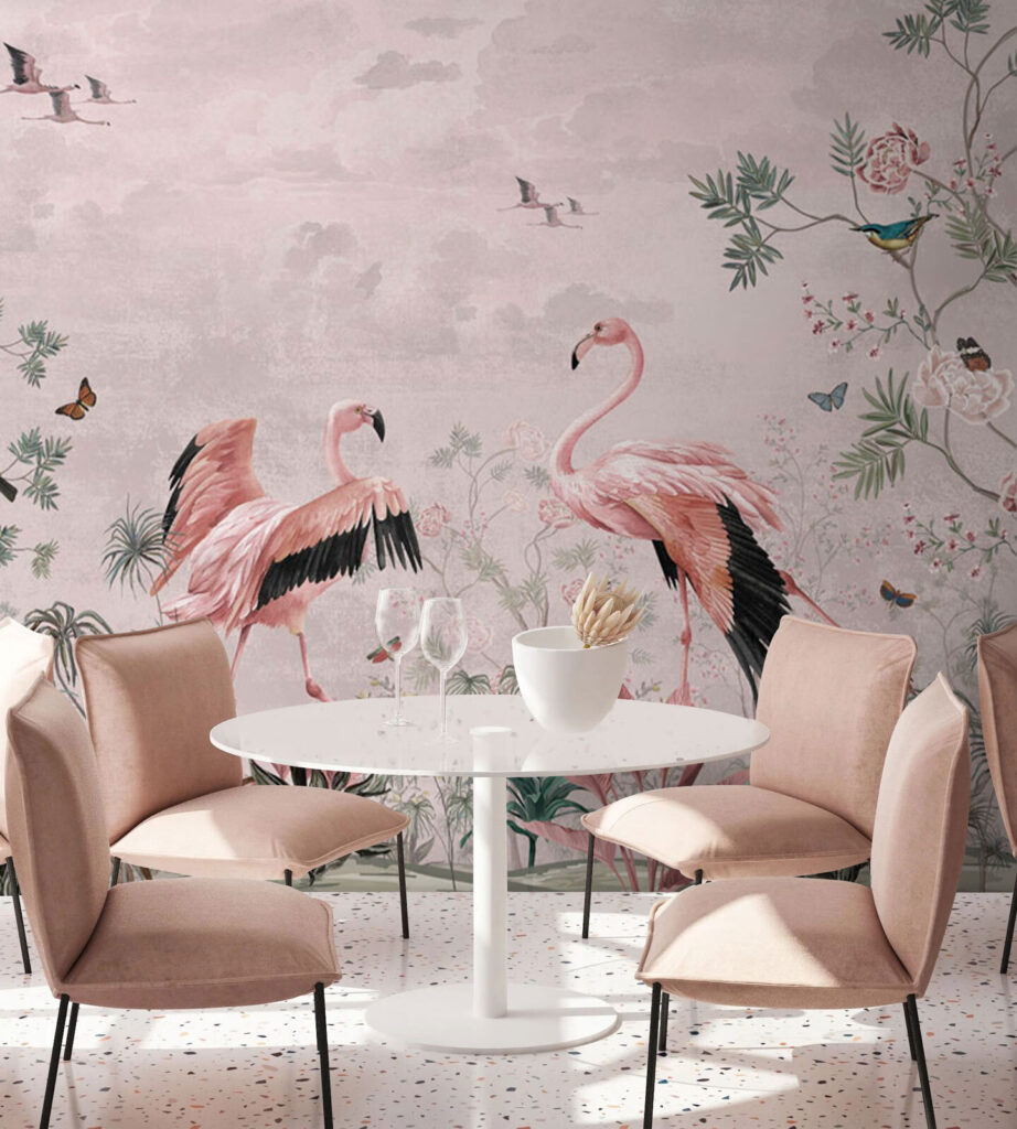 u73559piq1 922x1024 - Шпалери з птахами та рослинами - tegory