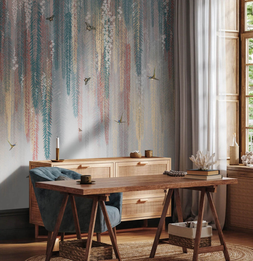 u73572pih1 993x1024 - Барвистий квітковий дизайн з метеликами - tegory