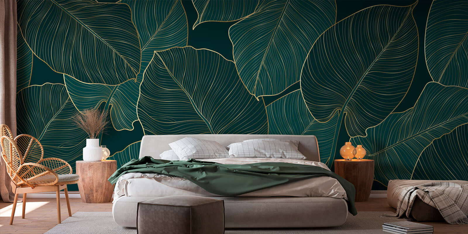 Elegant leaves with intricate details Elegant leaves with intricate details