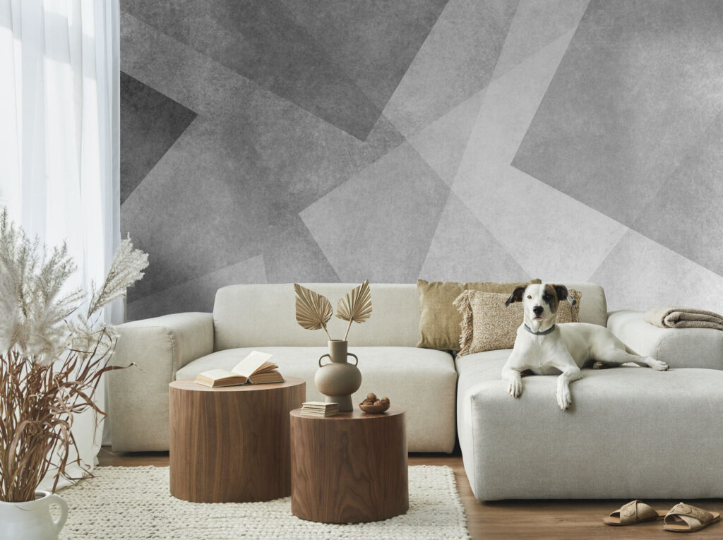 Grey and white background Grey and white background