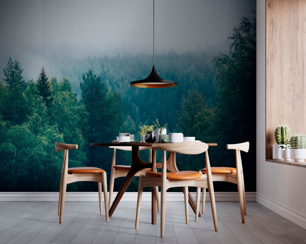 Ліс дерев з туманом u74236piq1 1024x819 - Ліс дерев з туманом - tegory