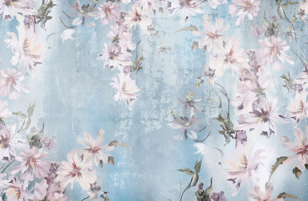 Delicate blossoms on a soft backdrop