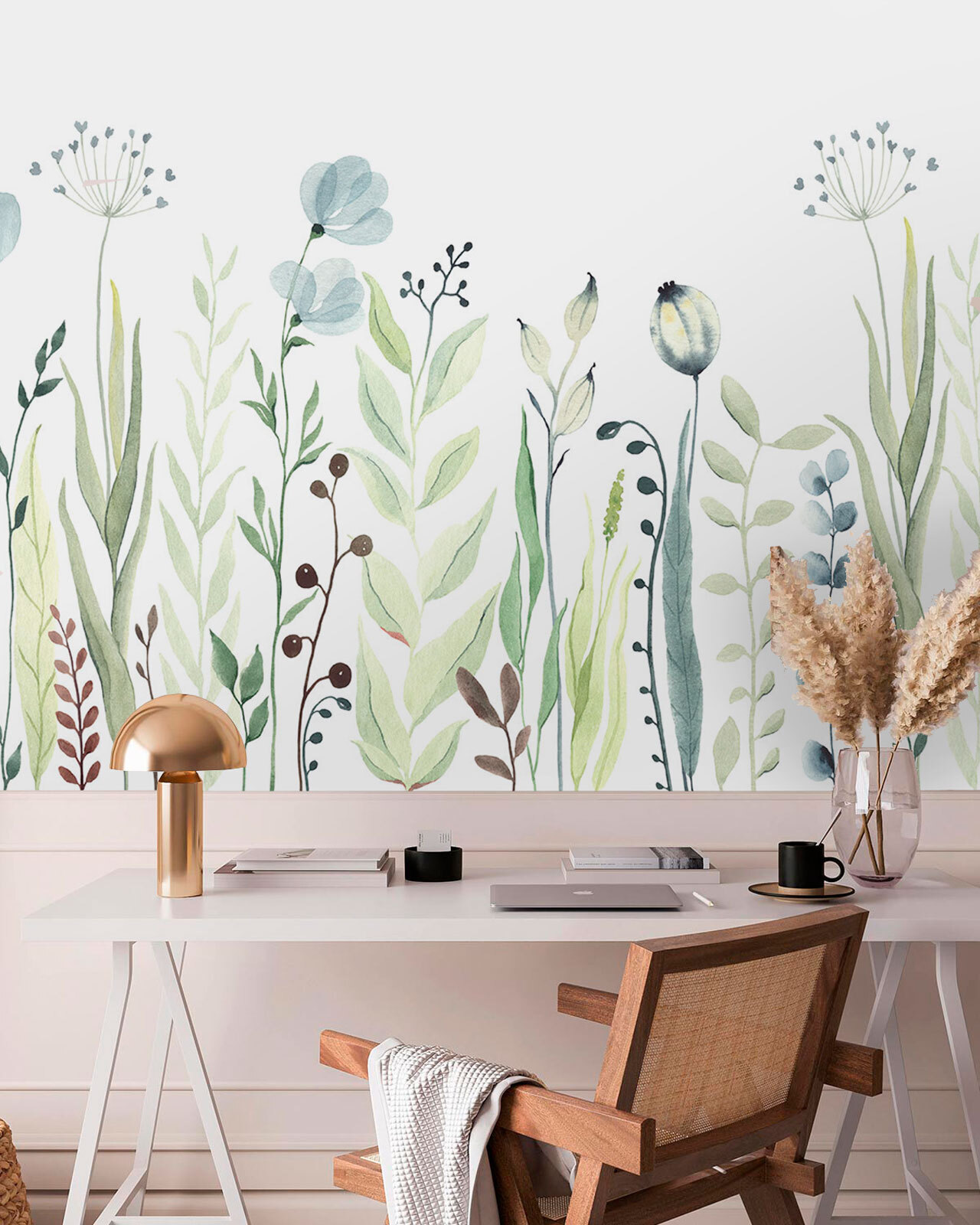 u74870pih1m - Акварельний живопис квітів та листя - tegory