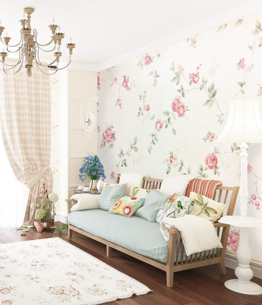 Квітковий візерунок на стіні u77762pig1m 879x1024 - Квітковий візерунок на стіні - tegory