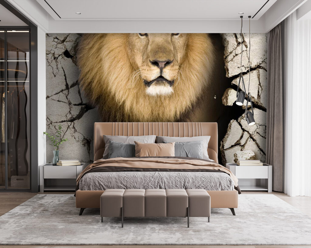 u77849pib115 1024x819 - Лев проходить крізь тріщину в стіні - tegory