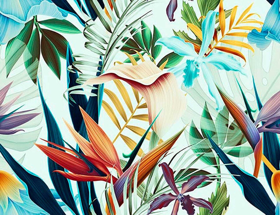 Colorful floral pattern Colorful floral pattern