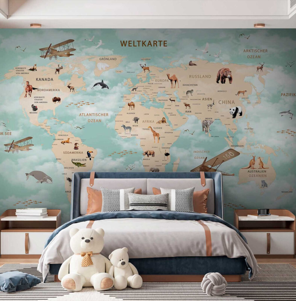 u79710pir1m 1008x1024 - Карта світу з тваринами - tegory