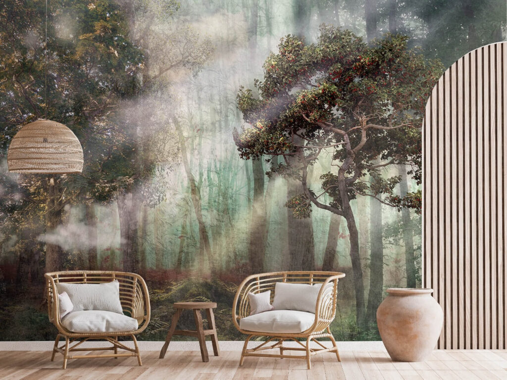 u80281pig1m 1024x768 - Туманний ліс з деревами та туманом - tegory