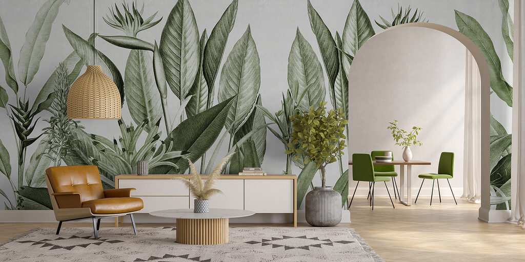 Lush greenery in delicate detail Lush greenery in delicate detail