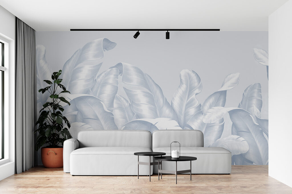 A close up of leaves