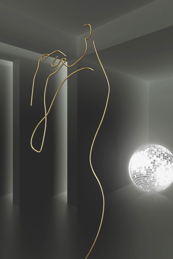 Elegant curves in a dark space