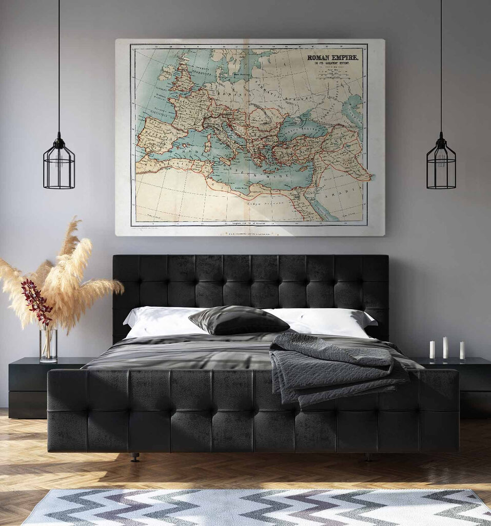 A map of europe with red lines A map of europe with red lines