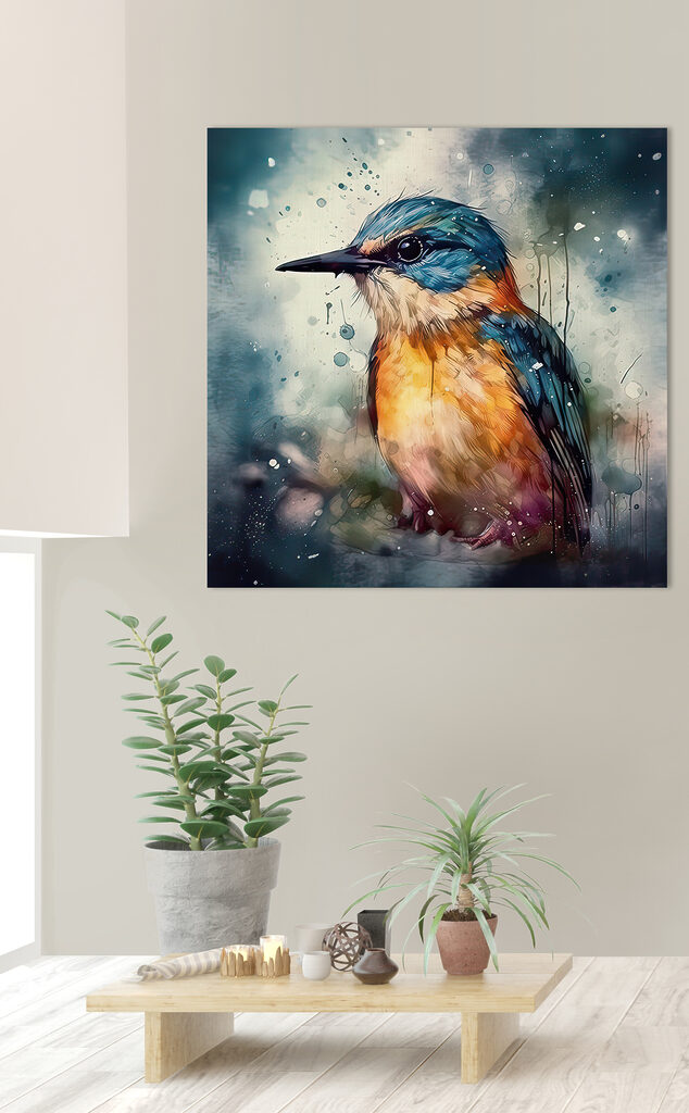 A bird sitting on a branch