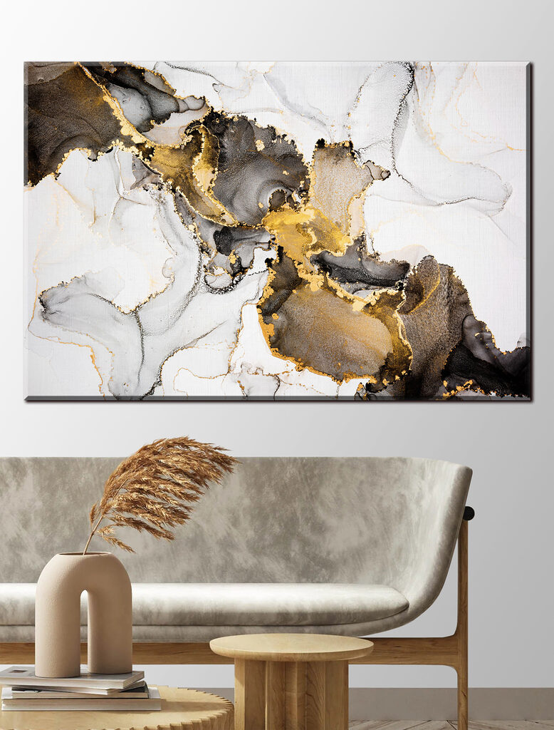 A close up of a painting A close up of a painting