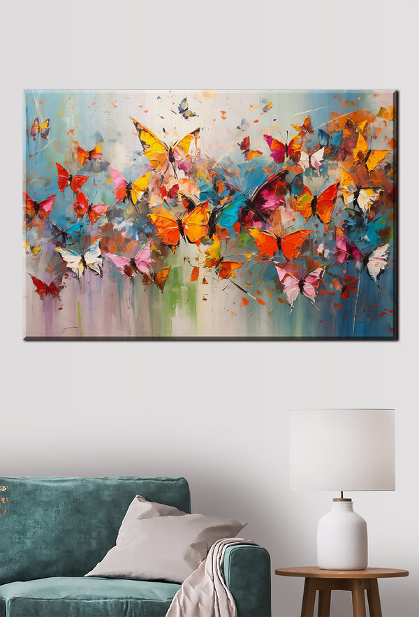 A group of butterflies flying A group of butterflies flying