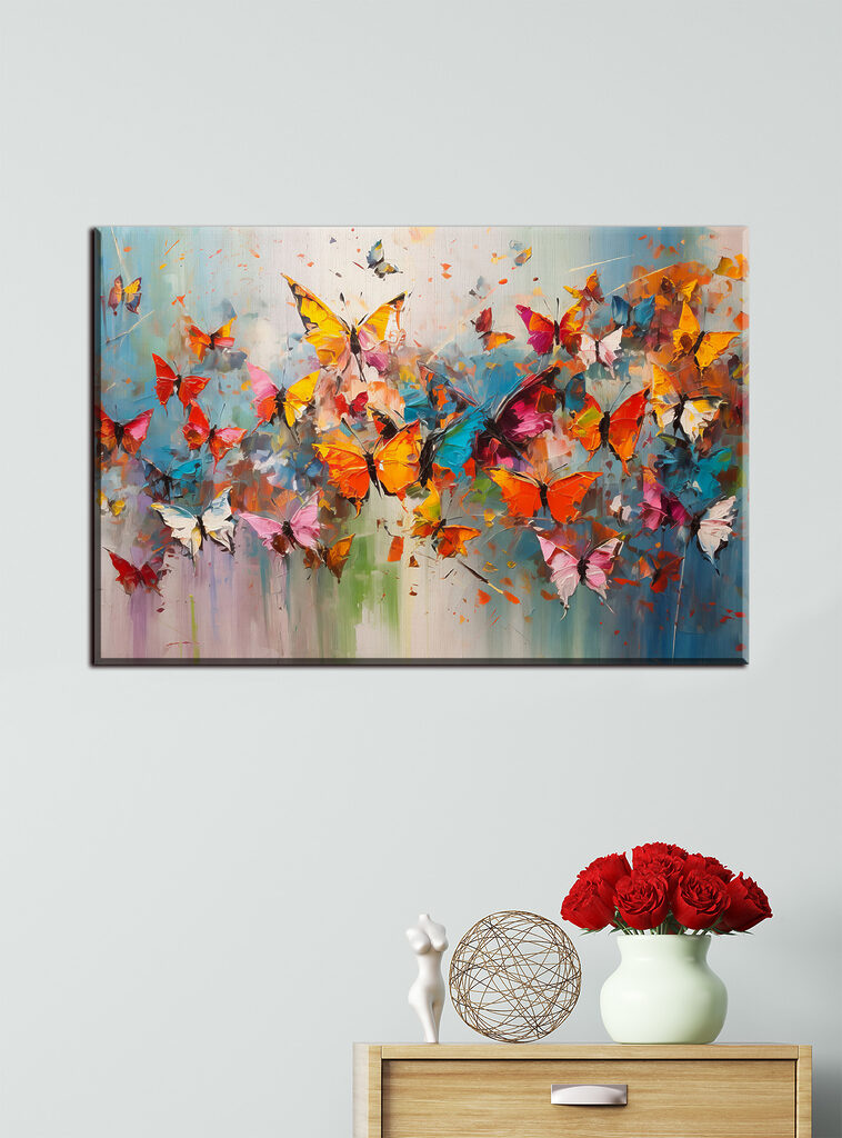 A group of butterflies flying A group of butterflies flying