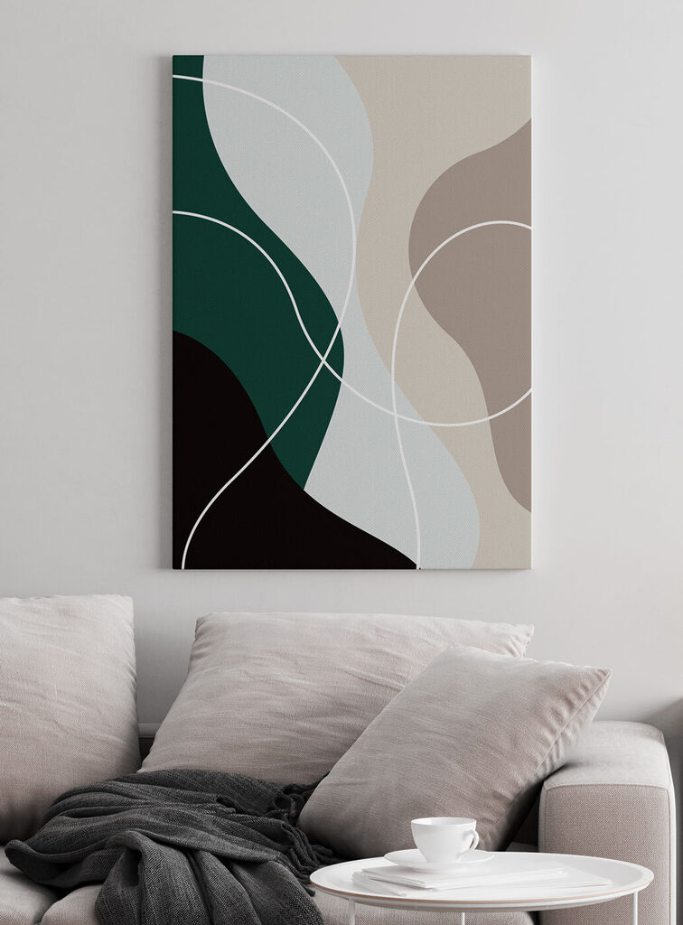 A colorful background with white lines A colorful background with white lines