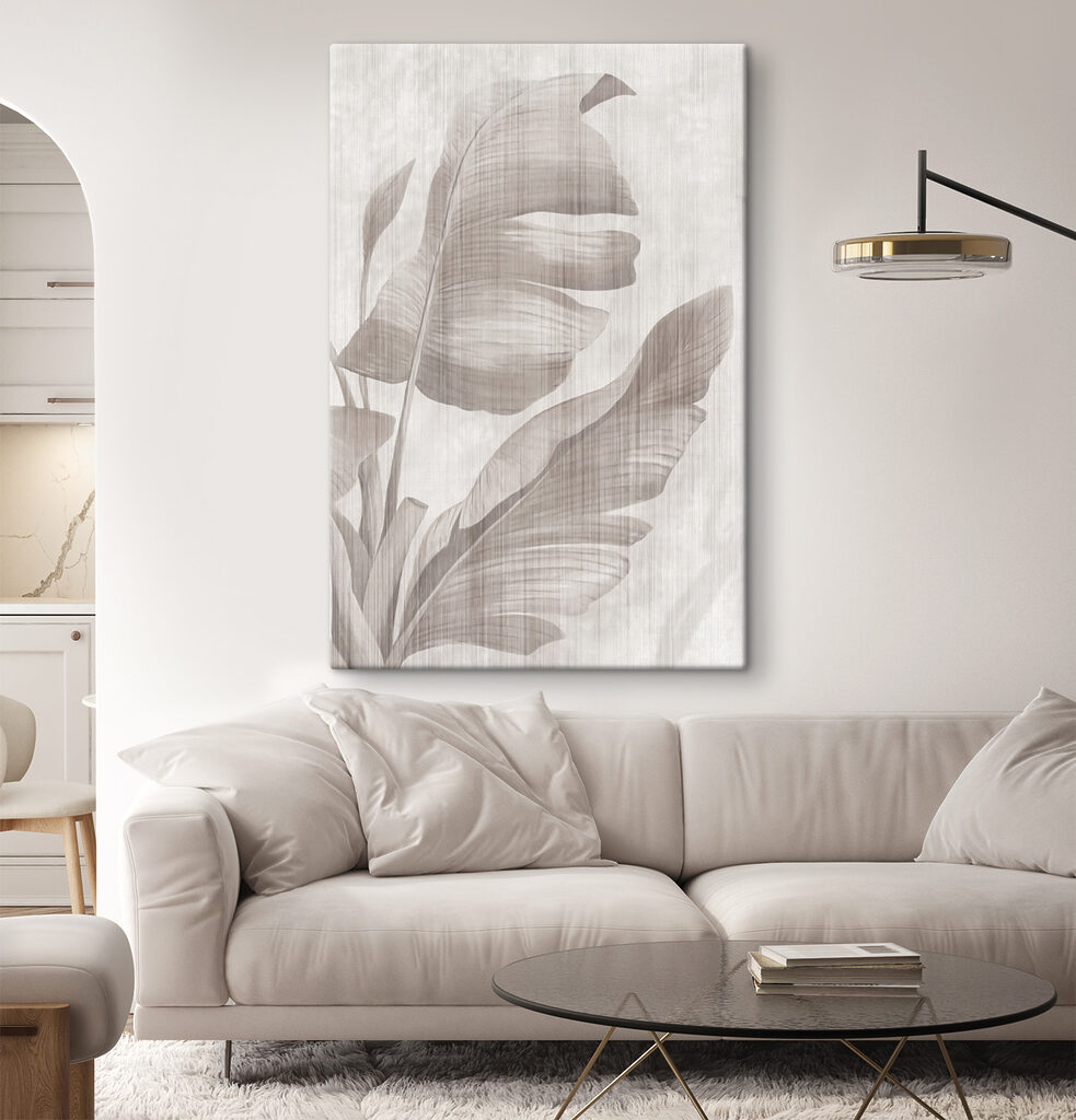 Elegant leaves in soft tones Elegant leaves in soft tones