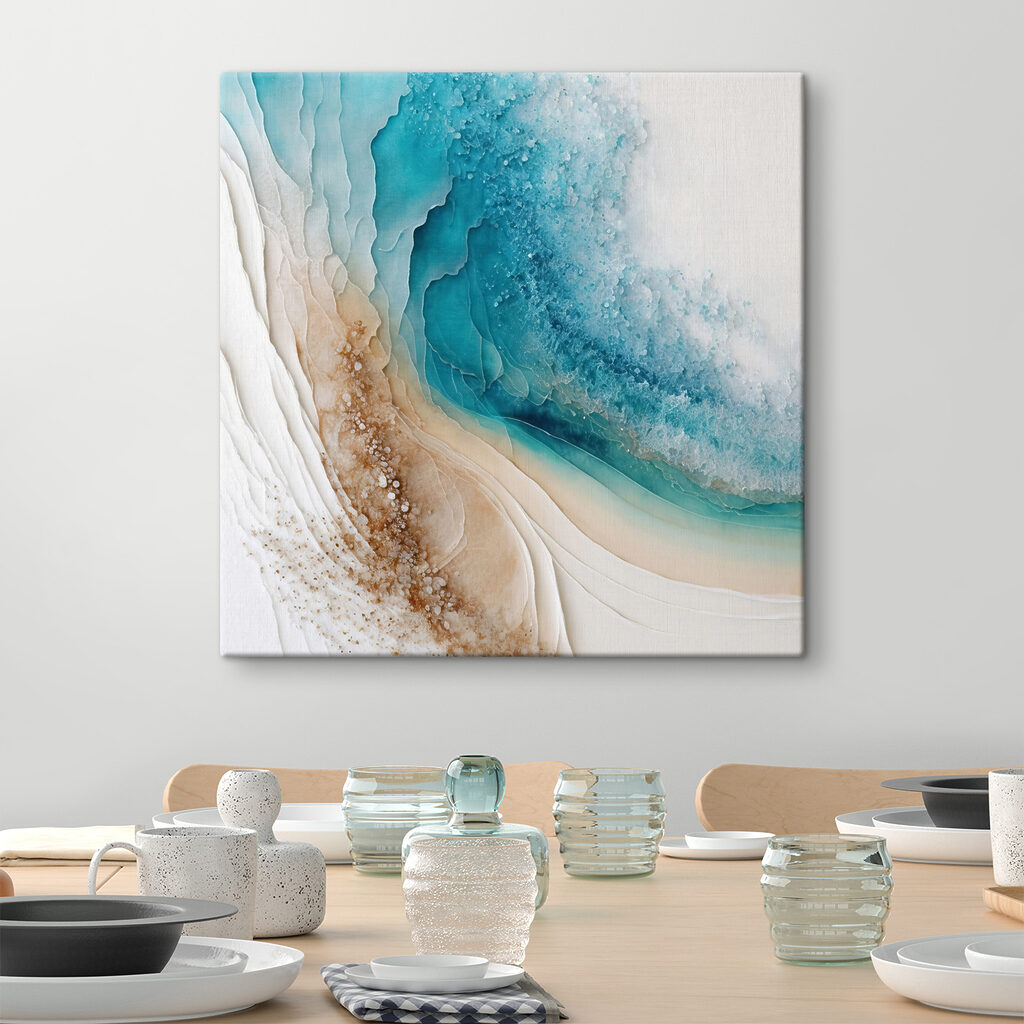 A blue and white watercolor painting A blue and white watercolor painting