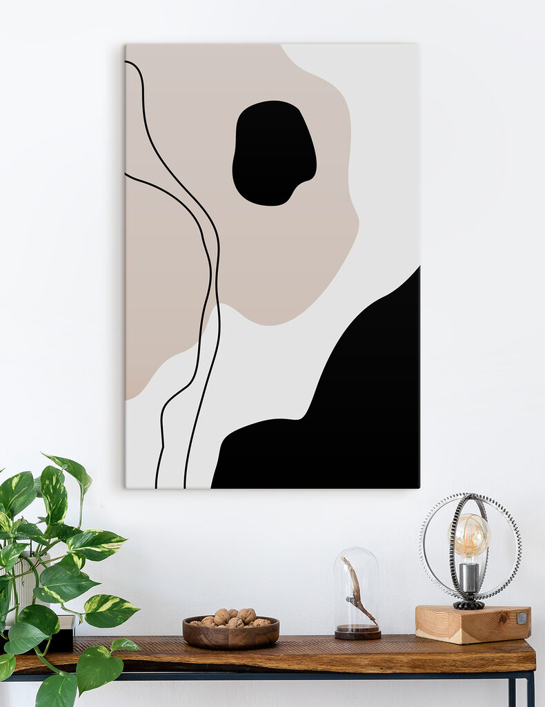 A black and white pattern