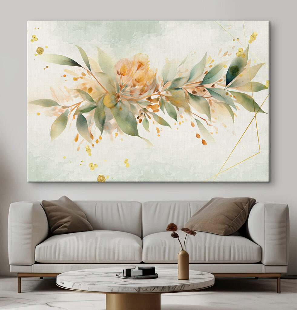 A painting of a flower A painting of a flower