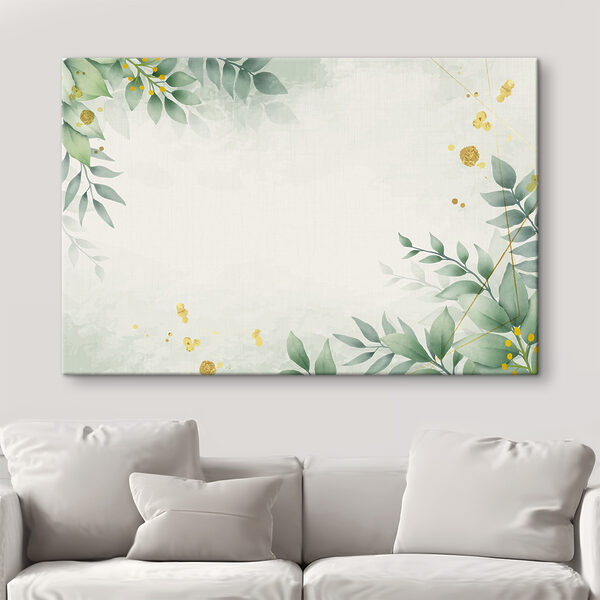 Elegant greenery with subtle hues Elegant greenery with subtle hues