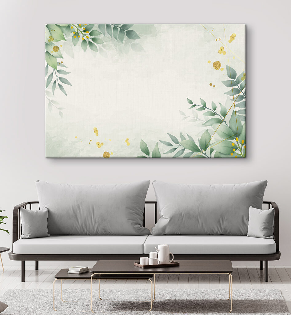 Elegant greenery with subtle hues