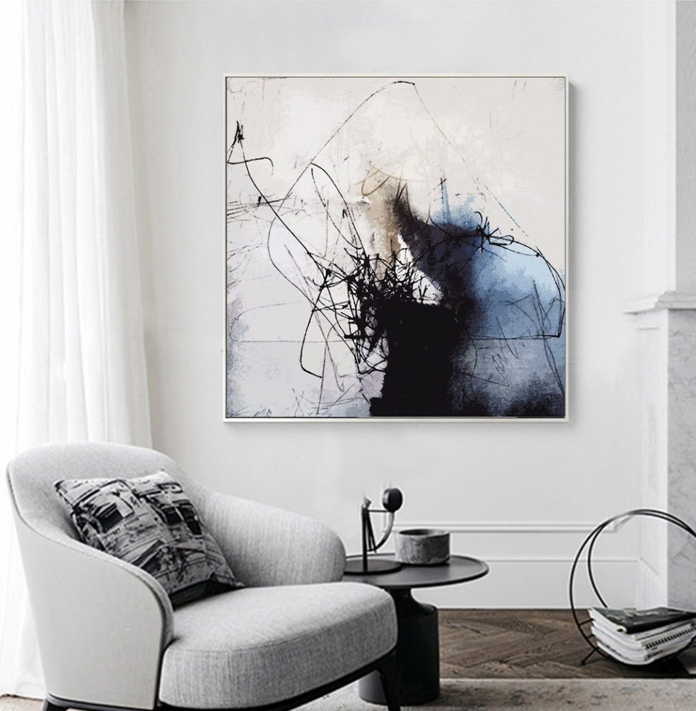 A black and white image of a person's face