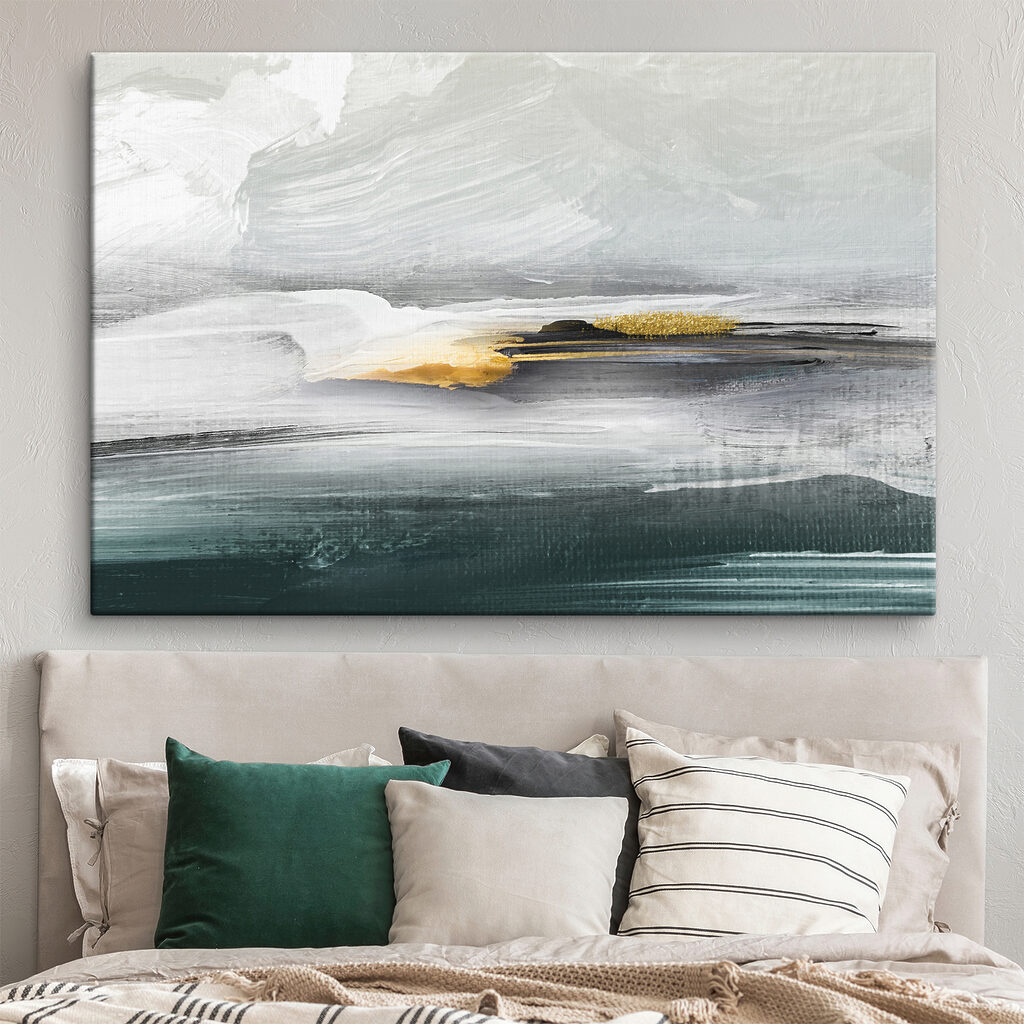 A painting of a landscape