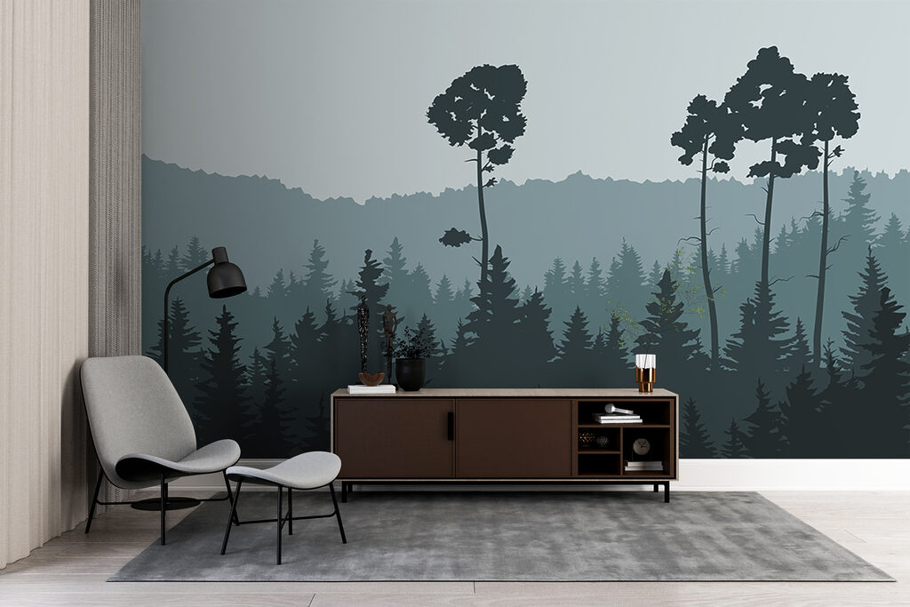 A tree in a forest A tree in a forest