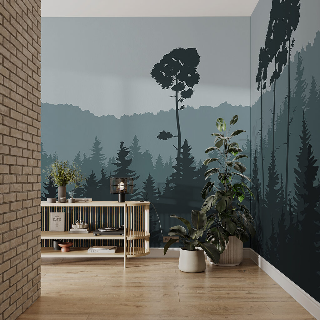 A tree in a forest A tree in a forest