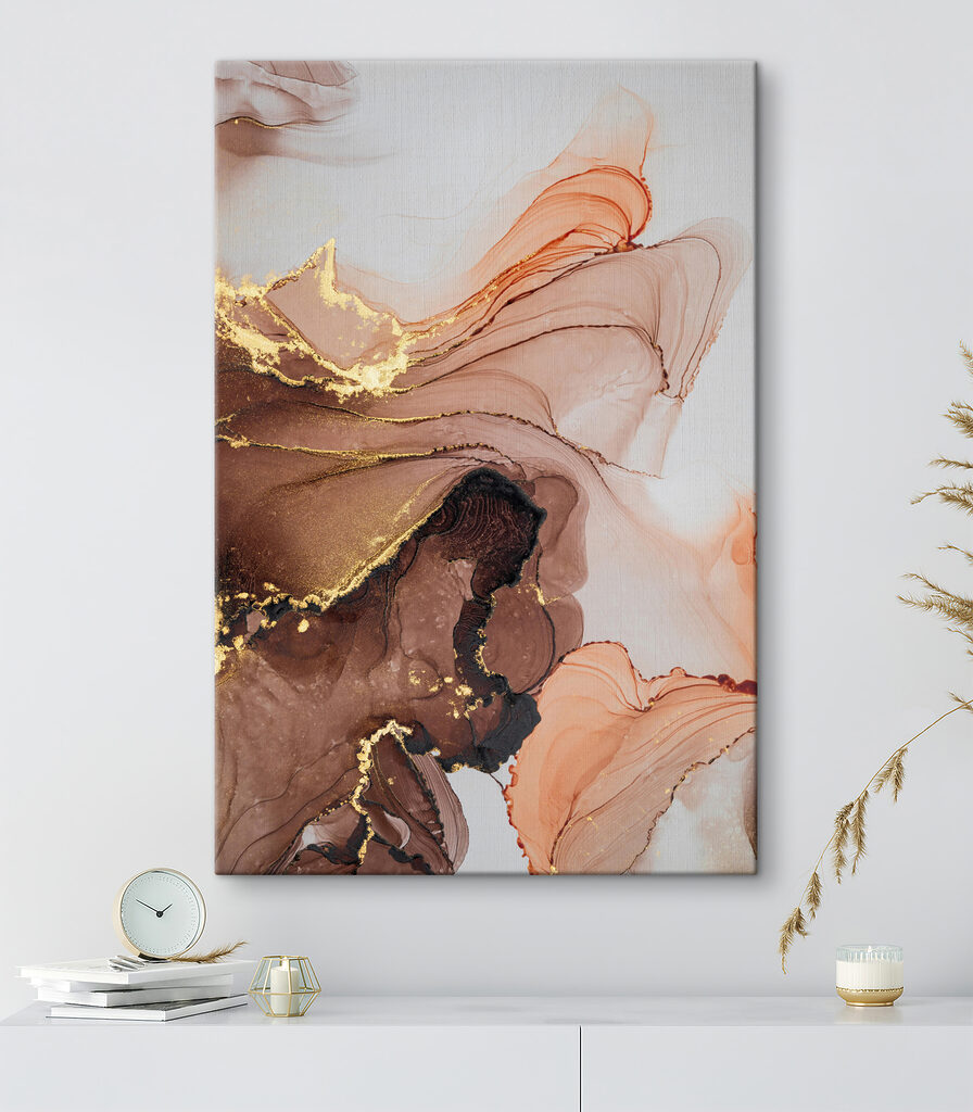 A close up of a painting A close up of a painting