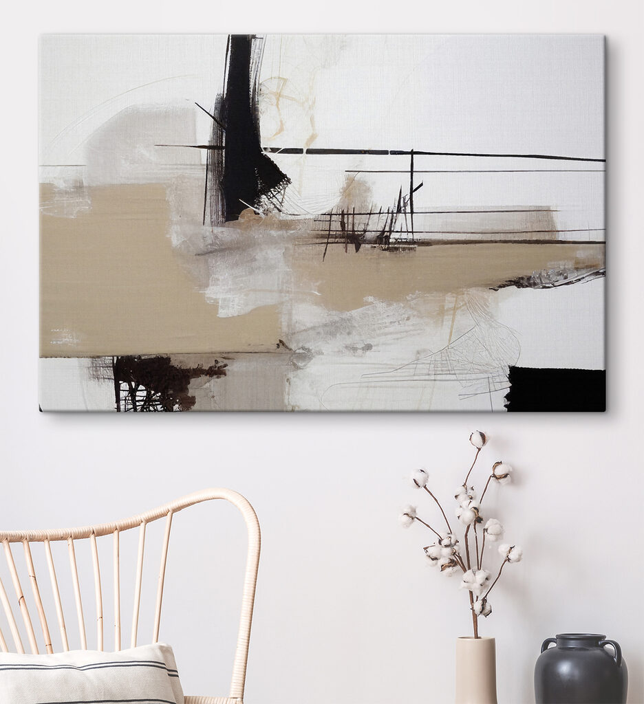 A painting of a landscape