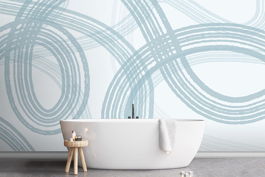 A grey and white background with circles A grey and white background with circles